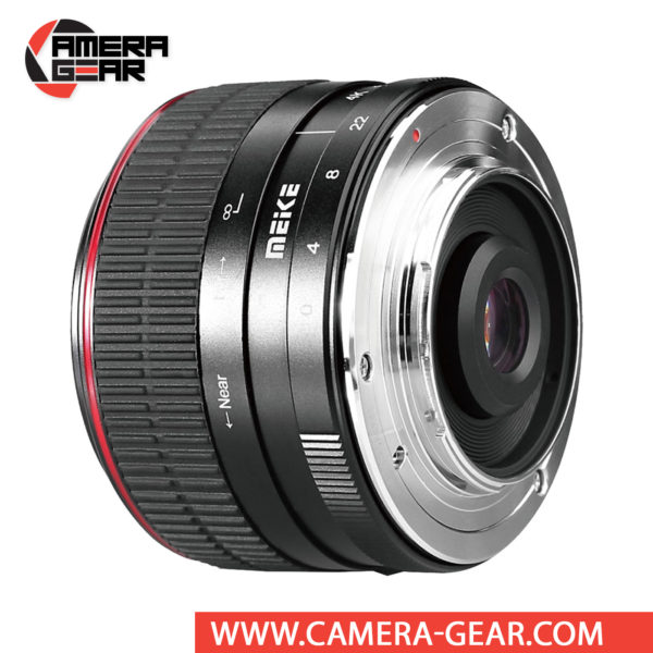 Meike 6.5mm f/2 Circular Fisheye Lens for Micro Four Thirds Cameras realizes an impressive 190° angle of view along with a unique circular image shape and strong distortion for a surreal quality. Meike MK-6.5mm fisheye lens rides easily in your gadget bag or coat pocket until you’re in the mood to bend some perpendicular lines.