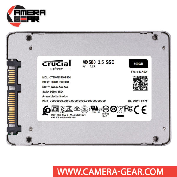 Crucial 500GB MX500 2.5" Internal SATA SSD impresses with its combination of great performance for a SATA drive and an affordable price. MX500 is a great choice for your laptop or desktop computer if you upgrade from a traditional Hard Disk Drive.