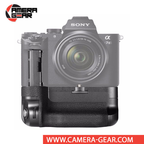 Battery Grip for Sony A7RII, A7II, A7SII Meike MK-A7II offers both extended battery life and a more comfortable grip when shooting in the vertical orientation. The grip accepts two NP-FW50 batteries to effectively double the battery life for long shooting sessions.