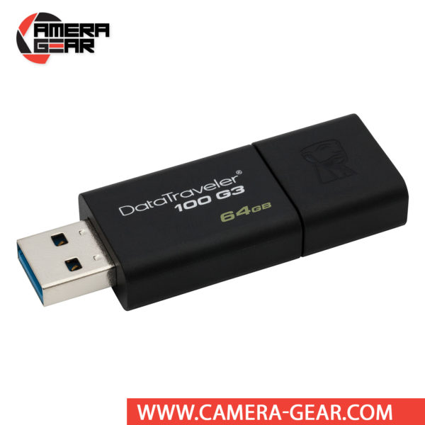 Kingston 64GB Data Traveler 100 G3 USB 3.0 Flash Drive is a stylish USB Flash drive with sizable storage and speedy performance, suitable for just about anyone.