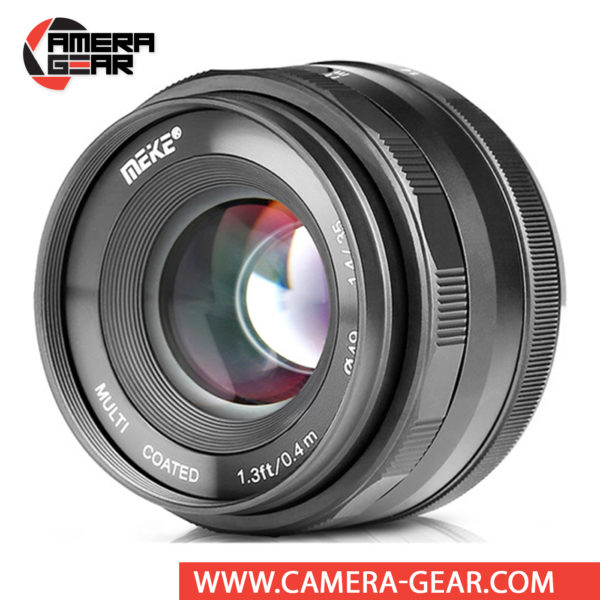 Meike 35mm f/1.4 Lens for Micro Four Thirds Cameras is an extremely versatile lens that features bright f/1.4 maximum aperture to suit working in low-light conditions and for achieving shallow depth of field effects